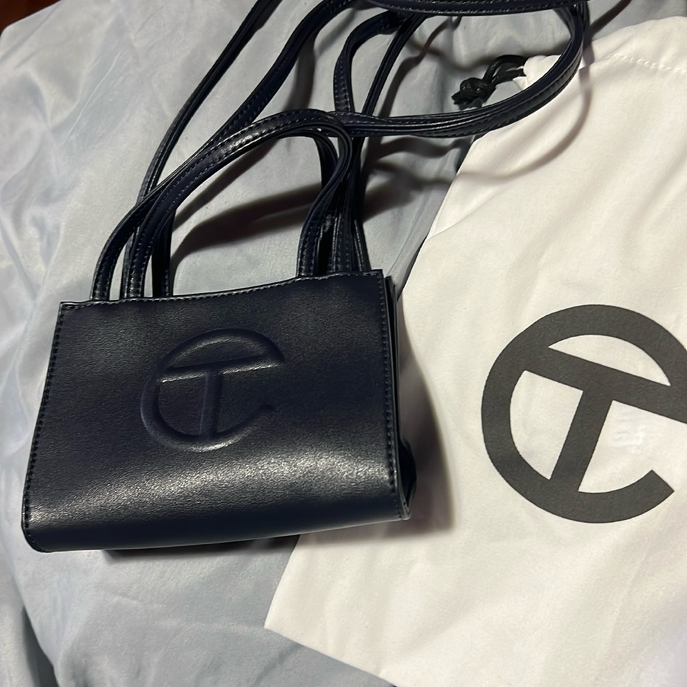 Telfar Small Bag in Navy